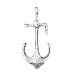 10K, 14K or 18K Gold Anchor Pendant