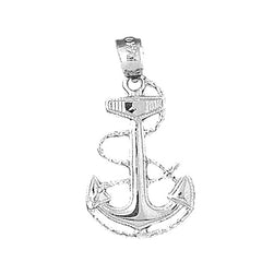 14K or 18K Gold Anchor Pendant