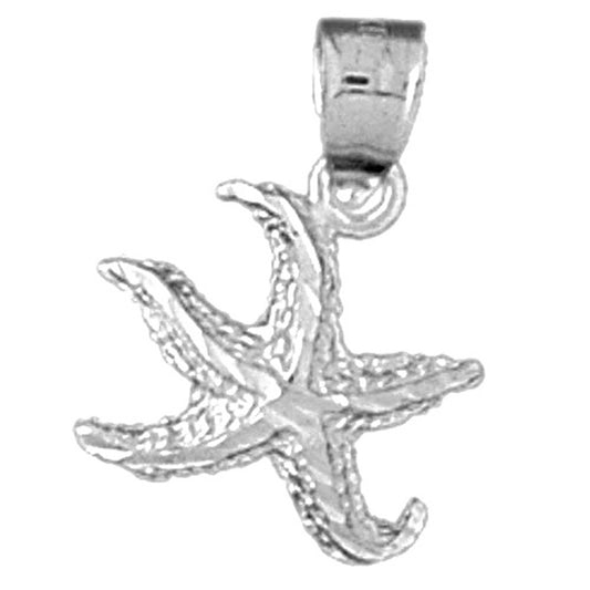 14K or 18K Gold Starfish Pendant