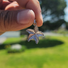 10K, 14K or 18K Gold Starfish Pendant