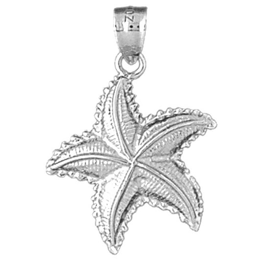 10K, 14K or 18K Gold Starfish Pendant