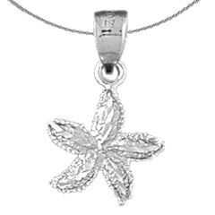 14K or 18K Gold Starfish Pendant