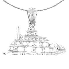 14K or 18K Gold Cruise Ship Pendant