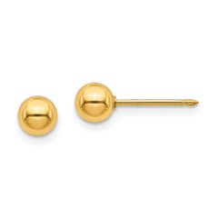Inverness 24K Gold-plated 5mm Ball Post Earrings