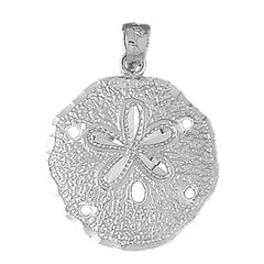 10K, 14K or 18K Gold Sand Dollar Pendant