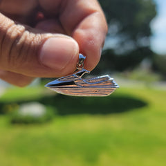 10K, 14K or 18K Gold Jet Ski Pendant