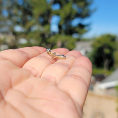 14K or 18K Gold 3D Mermaid Pendant