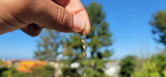 10K, 14K or 18K Gold Mermaid And Anchor Pendant