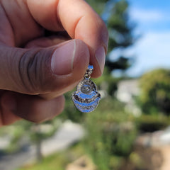 14K or 18K Gold Diving Helmet Pendant