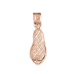 14K or 18K Gold Flip Flop Pendant