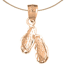 14K or 18K Gold Flip Flop Pendant