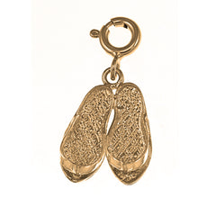 14K or 18K Gold Flip Flop Pendant