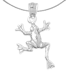 14K or 18K Gold Frog Pendant