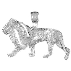 10K, 14K or 18K Gold Lion Pendant