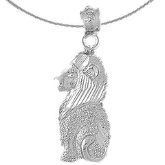 14K or 18K Gold Lion Pendant