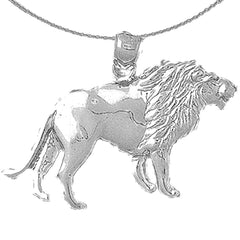 10K, 14K or 18K Gold Lion Pendant