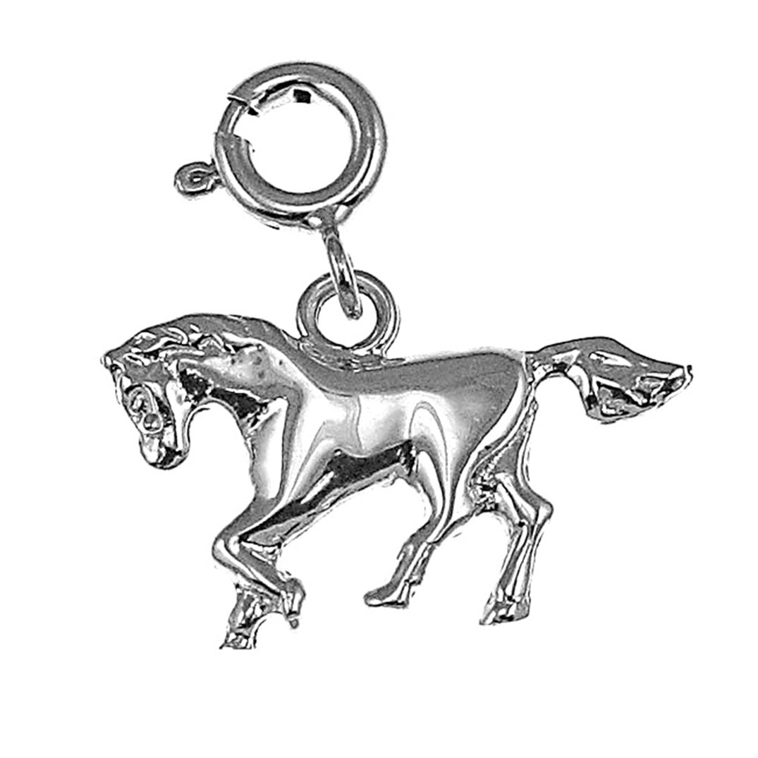 14K or 18K Gold Horse Pendant