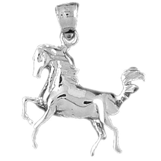 14K or 18K Gold Horse Pendant