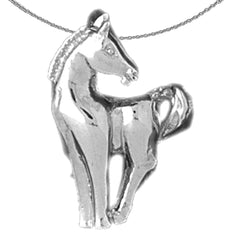 14K or 18K Gold Horse Pendant