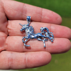 10K, 14K or 18K Gold Unicorn Pendant