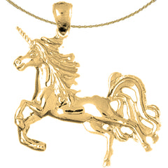 Colgante Unicornio en Oro de 10K, 14K o 18K