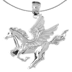 Pegasus-Anhänger aus 10 Karat, 14 Karat oder 18 Karat Gold