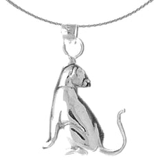 14K or 18K Gold Cat Pendant