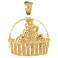 14K or 18K Gold Cat Pendant