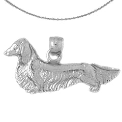 14K or 18K Gold Dog Pendant