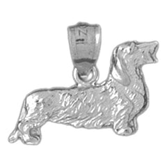 14K or 18K Gold Dog Pendant