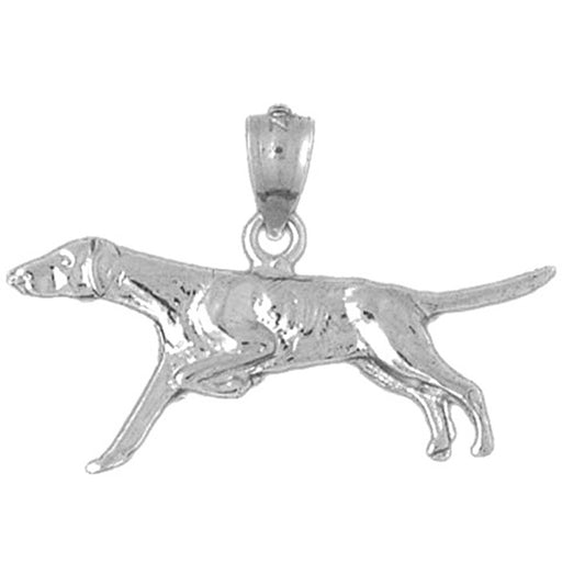 14K or 18K Gold Dog Pendant