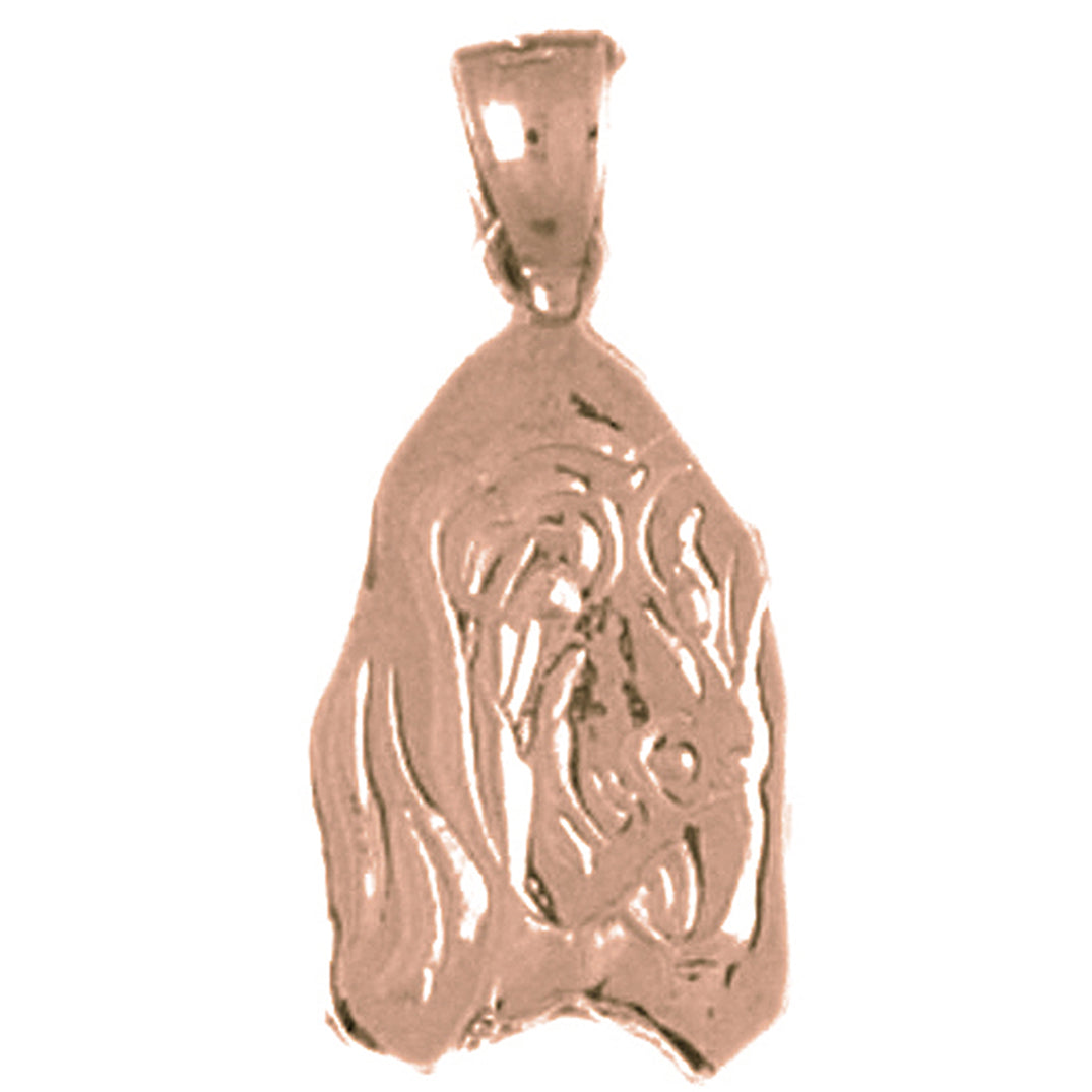 14K or 18K Gold Dog Pendant