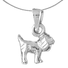 14K or 18K Gold Dog Pendant