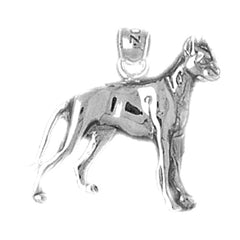 14K or 18K Gold Dog Pendant