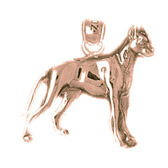 14K or 18K Gold Dog Pendant