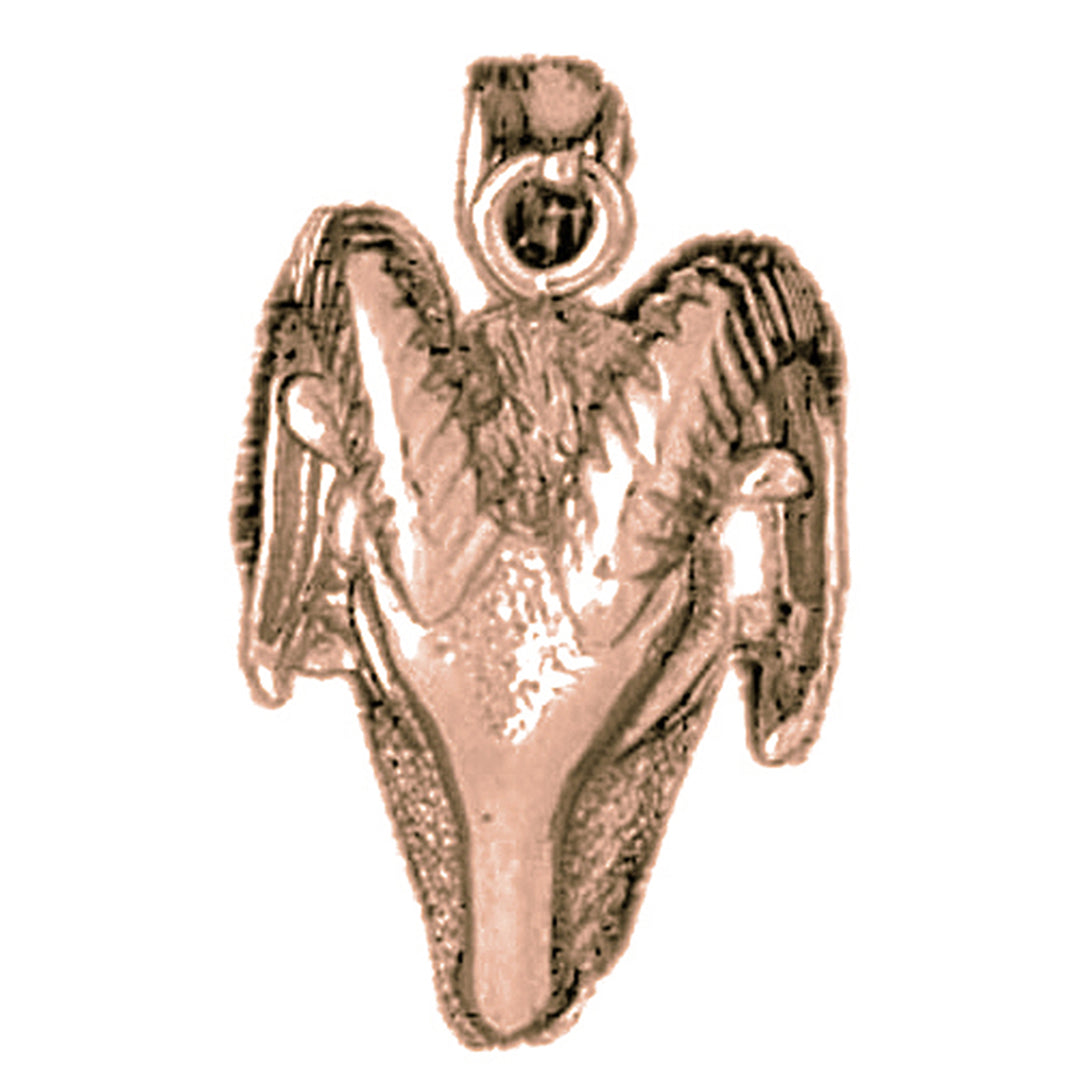 10K, 14K or 18K Gold Ram Pendant