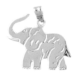 14K or 18K Gold Elephant Pendant