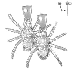 Pendientes de araña de 27 mm de oro de 14 quilates o 18 quilates