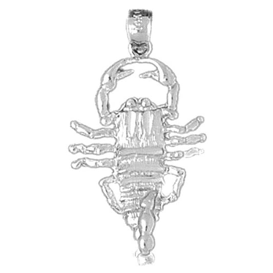 10K, 14K or 18K Gold Scorpion Pendant