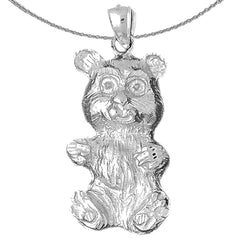 10K, 14K or 18K Gold Teddy Bear Pendant