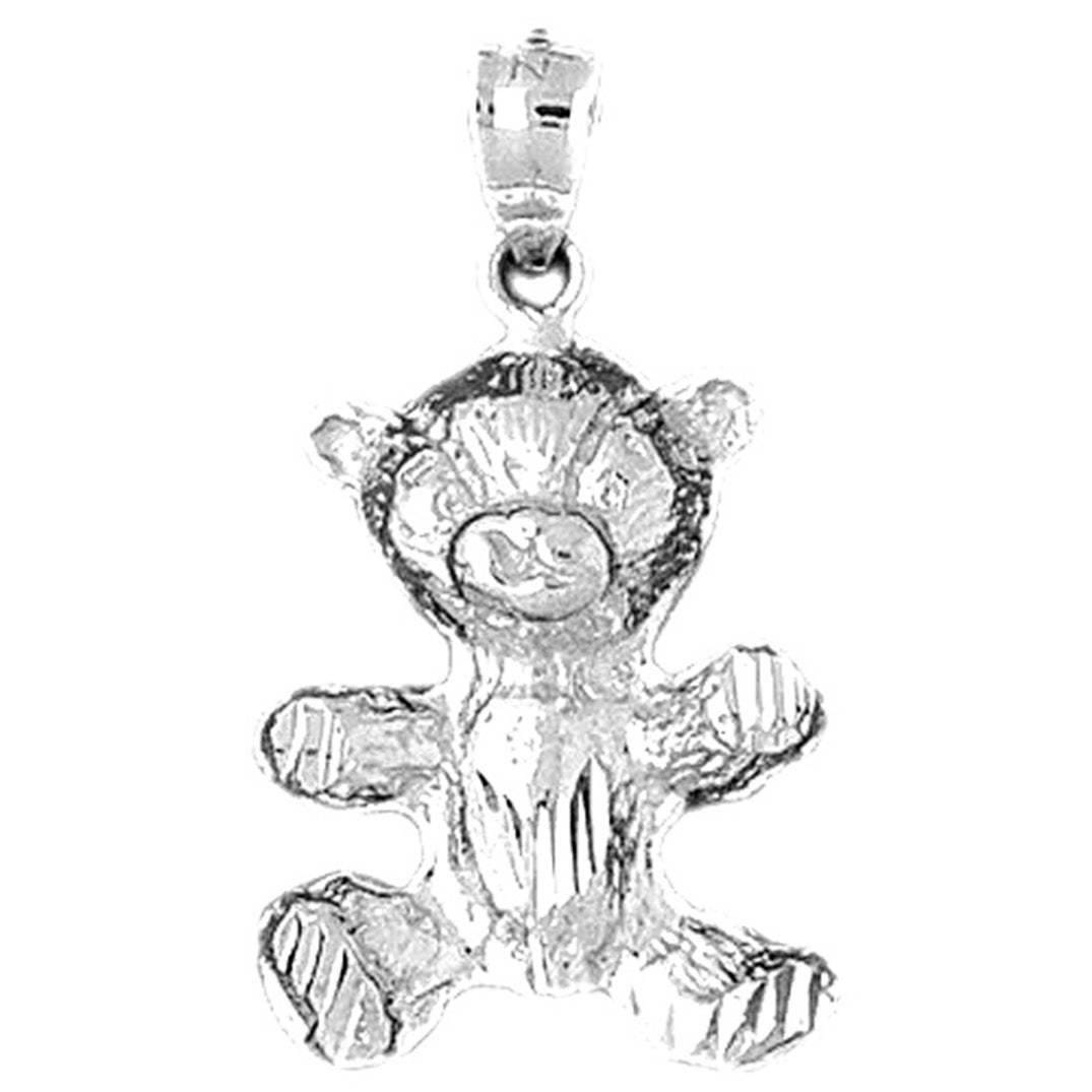 10K, 14K or 18K Gold Teddy Bear Pendant