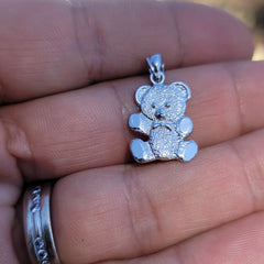 10K, 14K or 18K Gold Teddy Bear Pendant