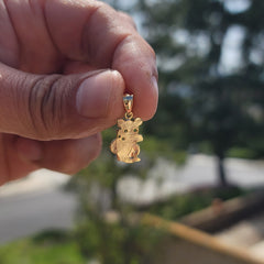 14K or 18K Gold Koala Bear Pendant