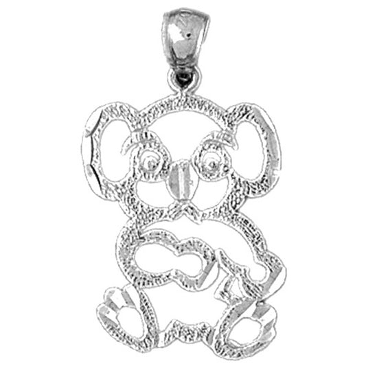 14K or 18K Gold Bear Pendant