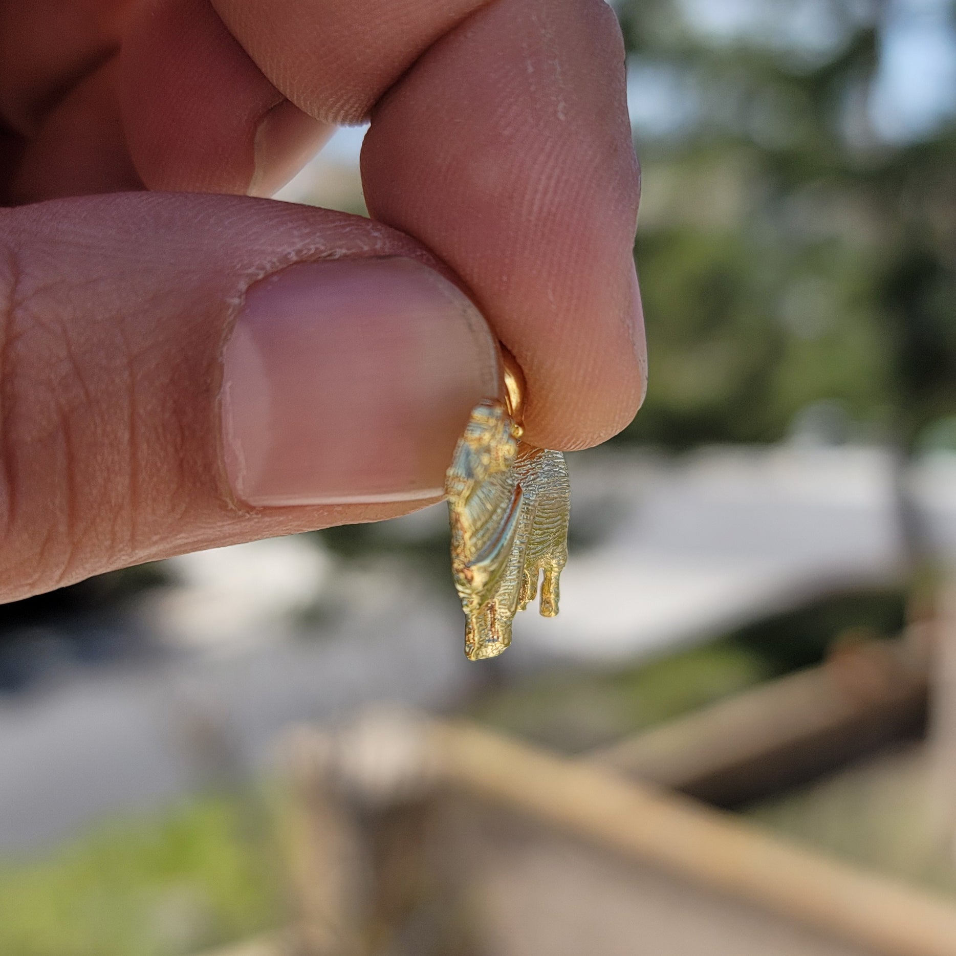 10K, 14K or 18K Gold Sheep Pendant