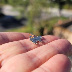 14K or 18K Gold Cow Pendant