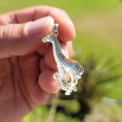 10K, 14K or 18K Gold Giraffe Pendant