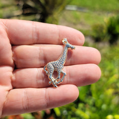 10K, 14K or 18K Gold Giraffe Pendant