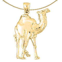 Colgante Camello de Oro de 10K, 14K o 18K