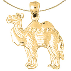 Colgante Camello de Oro de 10K, 14K o 18K